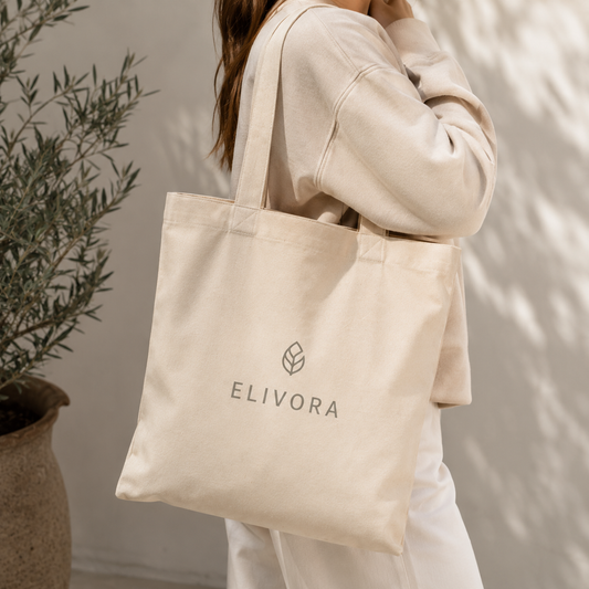 Elivora Canvas Tote Bag